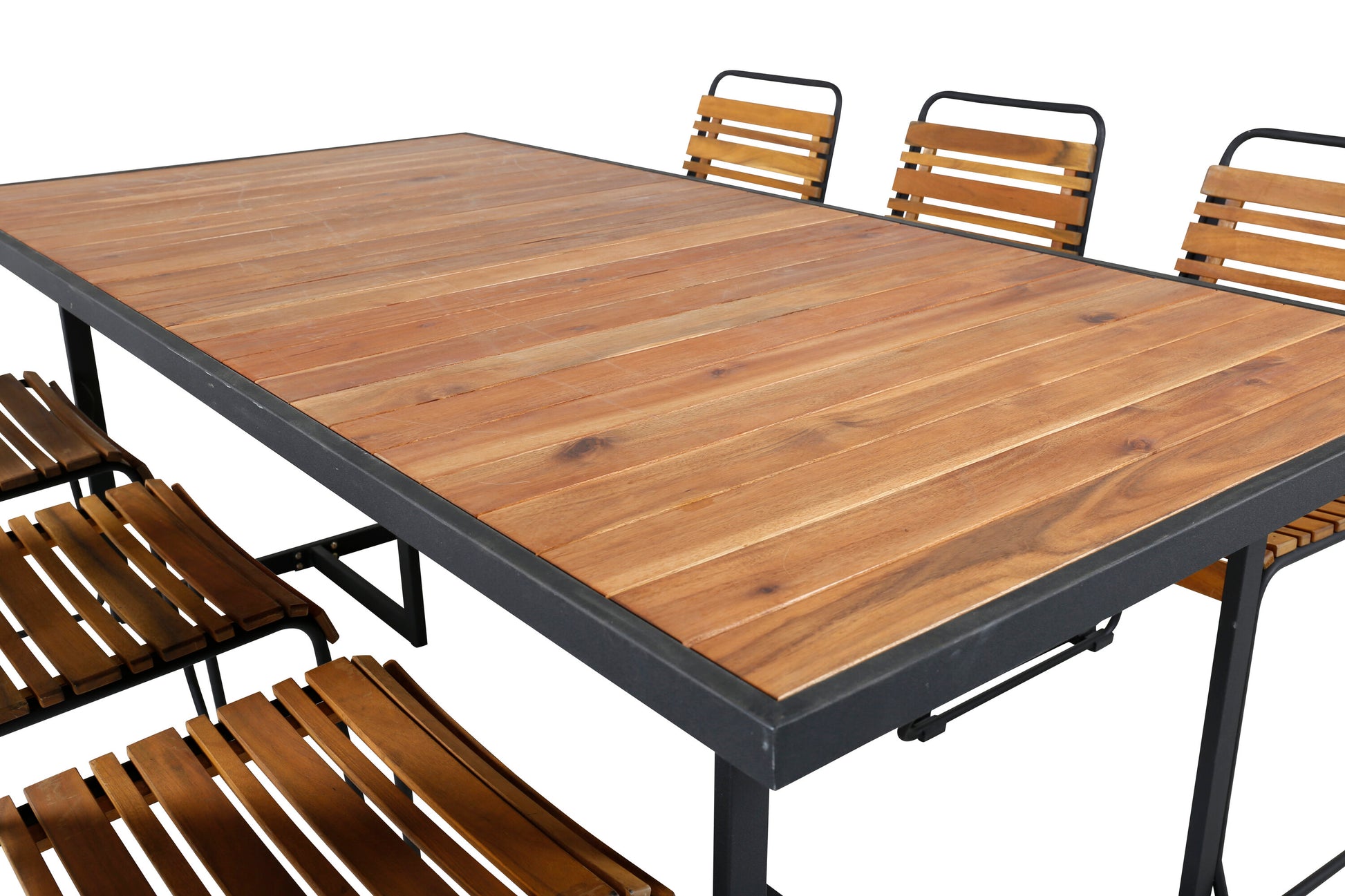Khung Matbord med Bois Stolarna Matgrupp