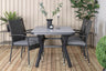 Virya Matbord med Anna Stolarna – Bord: 74x160x90 Stol: 64x95x55