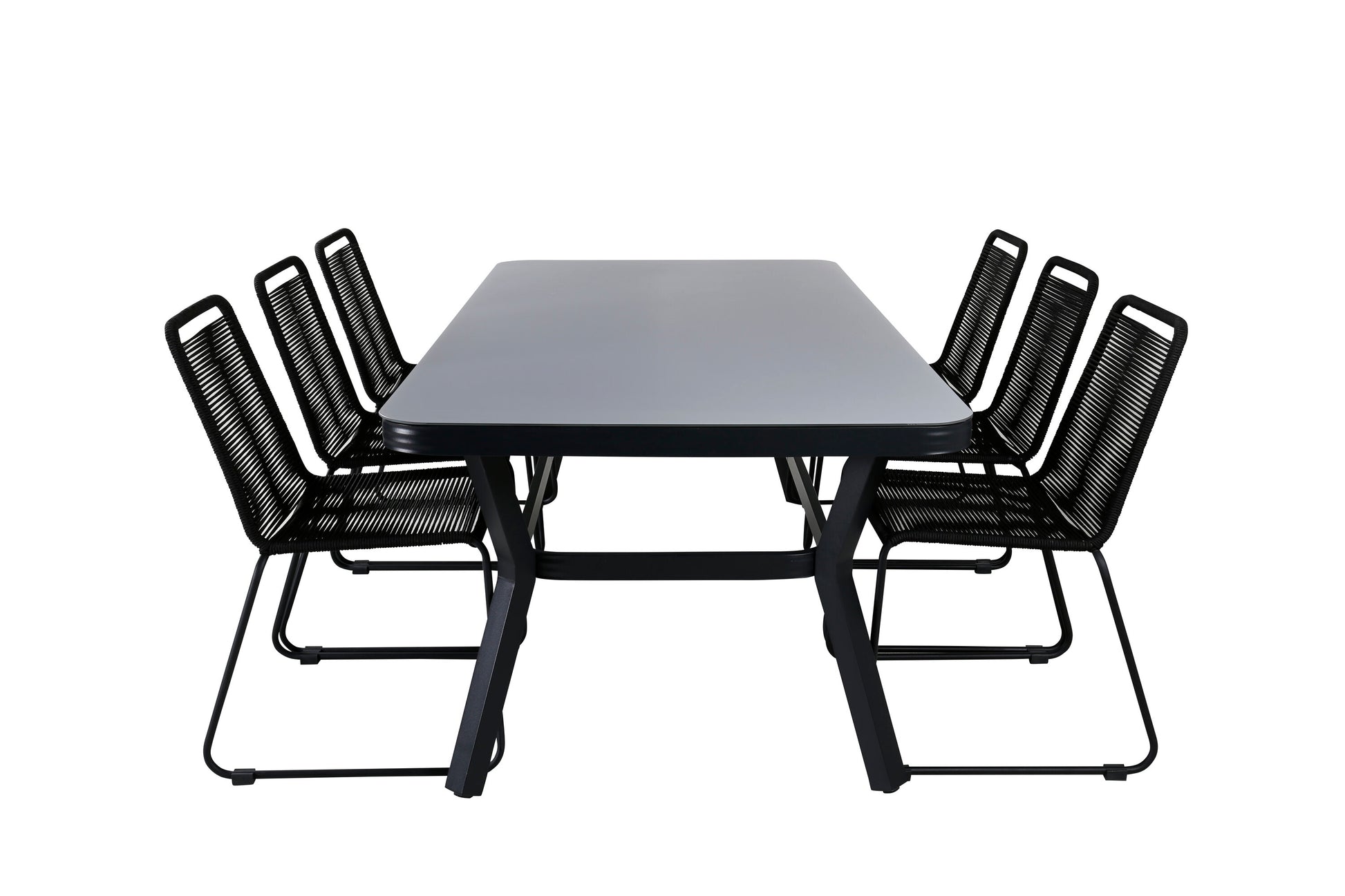 Virya Matbord med Lindos Stolarna Matgrupp