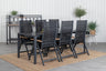 Break Matbord med Panama Stolarna – Bord: 74x205x90 Stol: 75x108x59