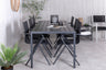 Break Matbord med Alina Stolarna – Bord: 74x205x90 Stol: 60x89x56