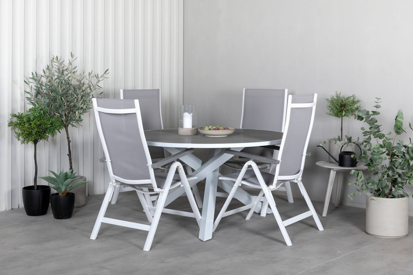 Parma Matbord med Albany Stolarna Matgrupp