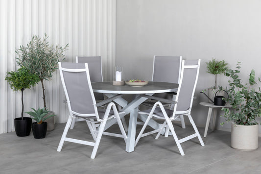 Parma Matbord med Albany Stolarna