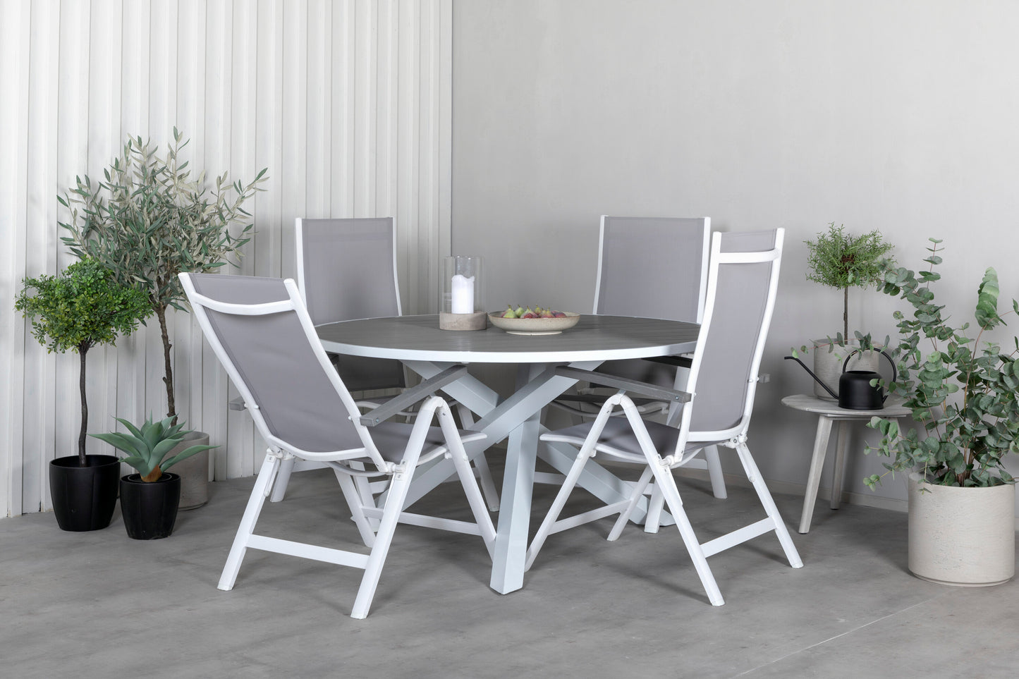 Parma Matbord med Albany Stolarna Matgrupp