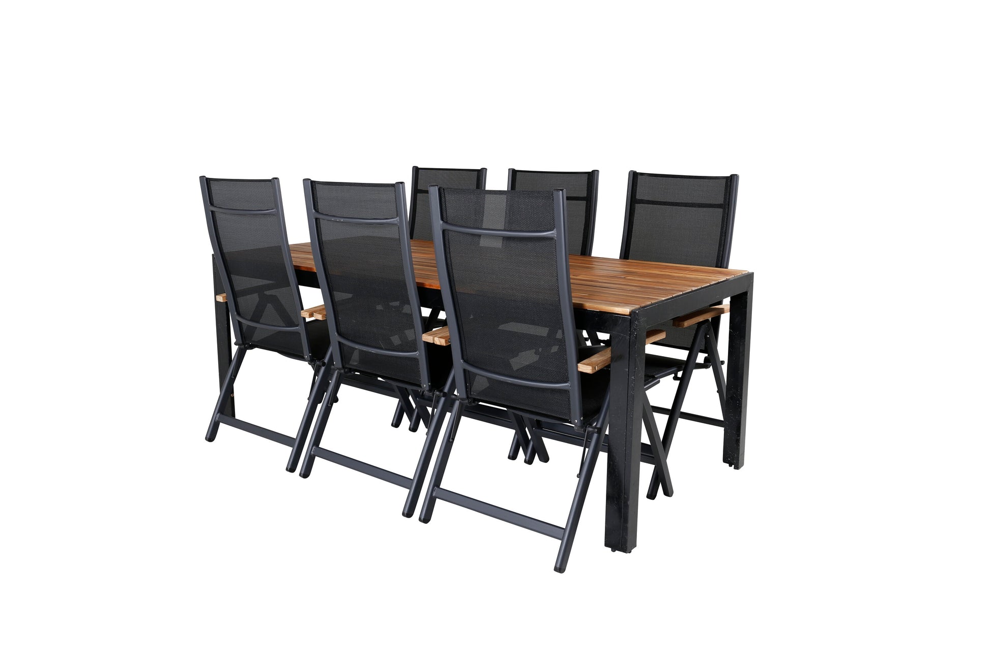 Bois Matbord med Panama Stolarna Matgrupp