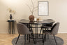 Copenhagen Matbord med Velvet Stolarna – Bord: ⌀140 Stol: 57x76,5x50