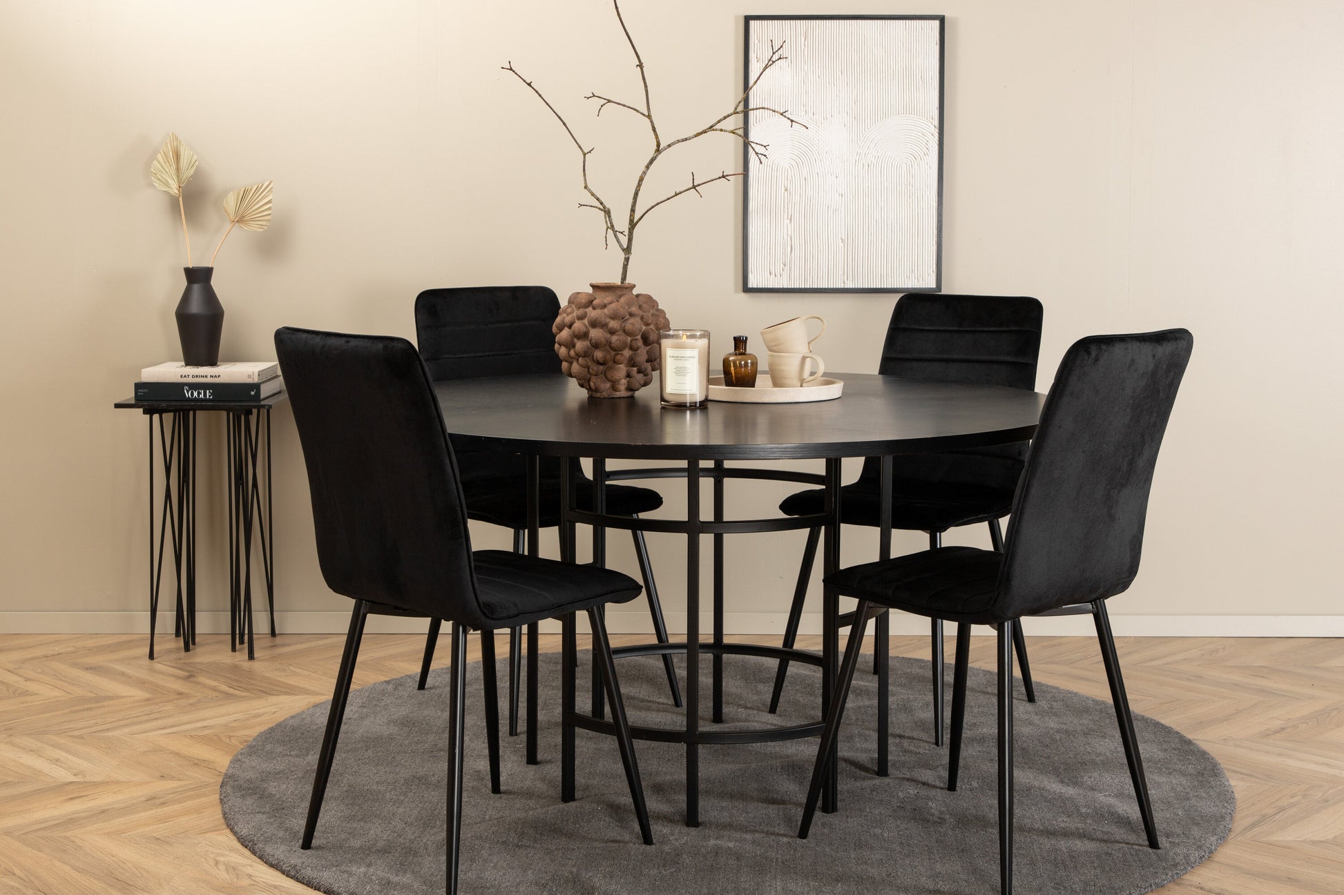 Copenhagen Matbord med Windu Stolarna Matgrupp