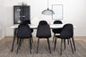 Jimmy Matbord med Polar Stolarna – Bord: 76x195x90 Stol: 53,3x88x42,5