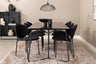 Petra Matbord med Vault Stolarna – Bord: 75x190x90 Stol: 61,5x80x46