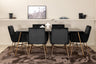 Petra Matbord med Petra Stolarna – Bord: 75x190x90 Stol: 60x87x57