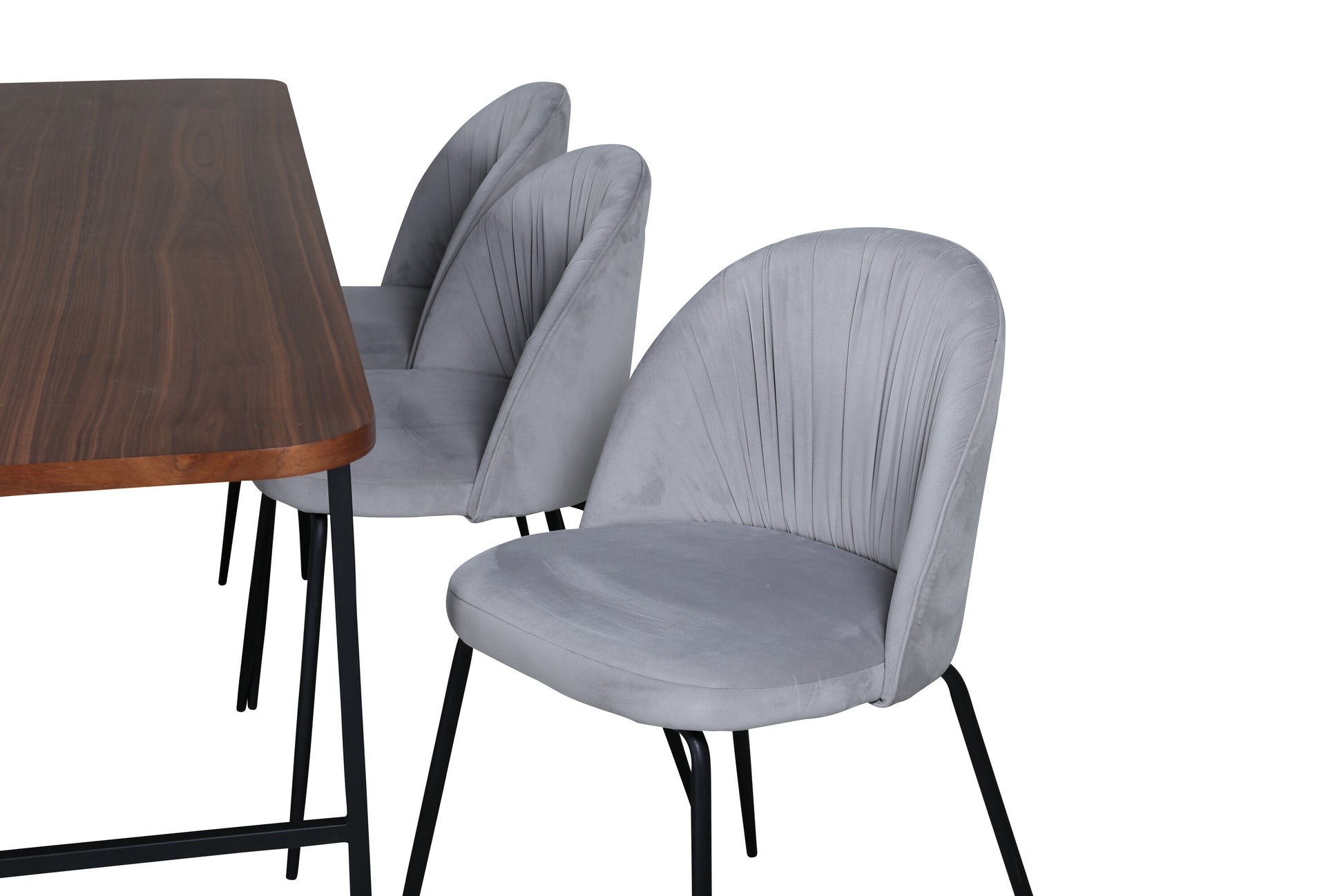 Uno Matbord med Wrinkles Stolarna Matgrupp