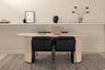 Bianca Matbord med Tvist Stolarna – Bord: 75x200x90 Stol: 59x77x53