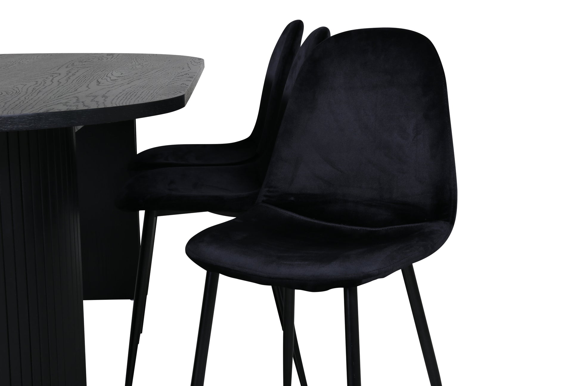 Bianca Matbord med Polar Stolarna – Bord: 35x200x90 Stol: 53,3x88x42,5