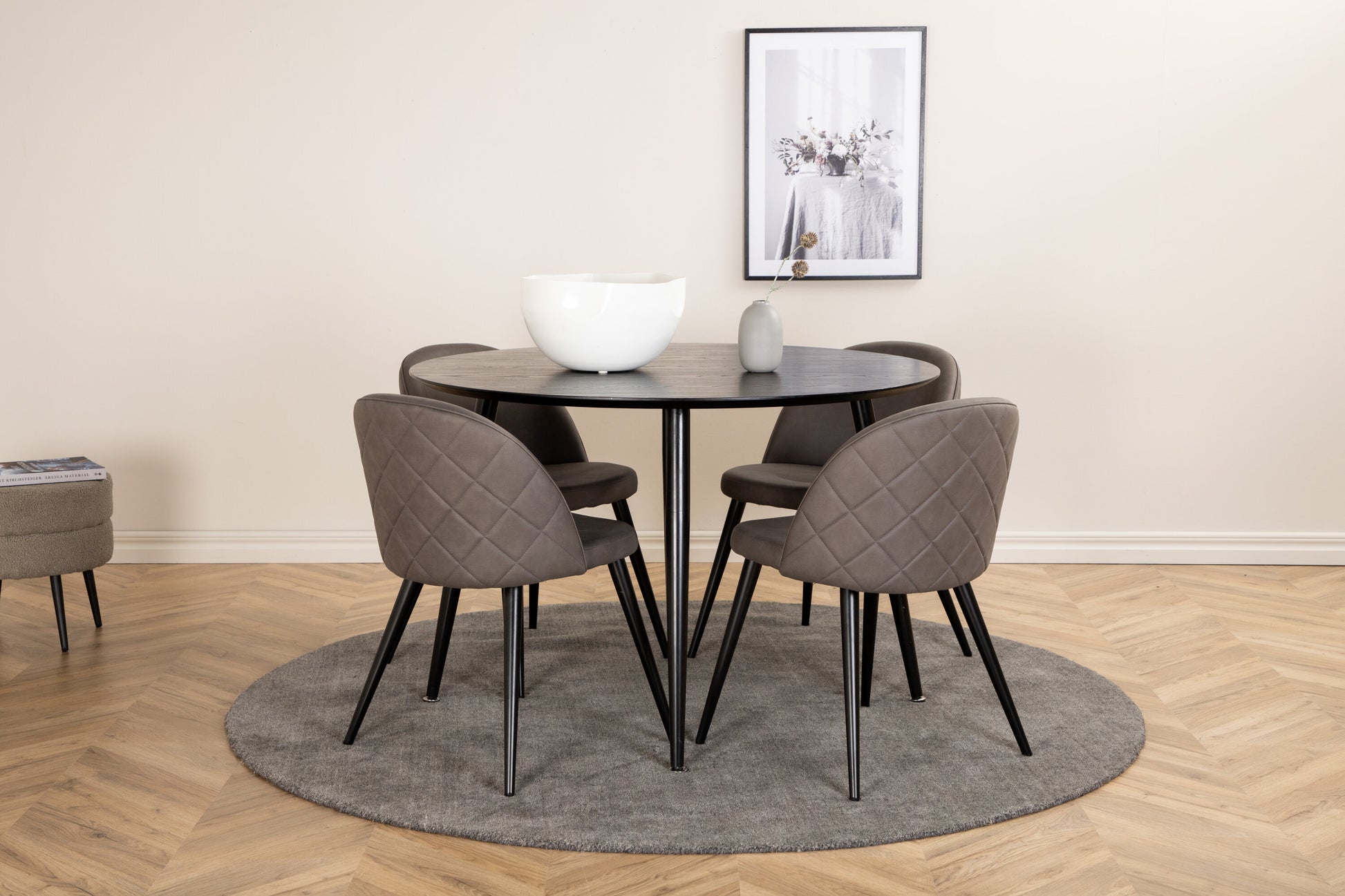 Matgrupp Dipp med stolarna Velvet