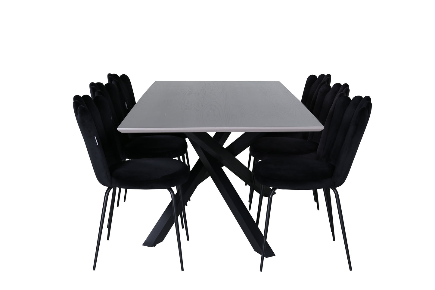 Piazza Matbord med Limhamn Stolarna Matgrupp