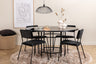 Copenhagen Matbord med Kenth Stolarna – Bord: ⌀140 Stol: 52x76x40