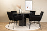 Marbs Matbord med Petra Stolarna – Bord: ⌀110 Stol: 60x87x57