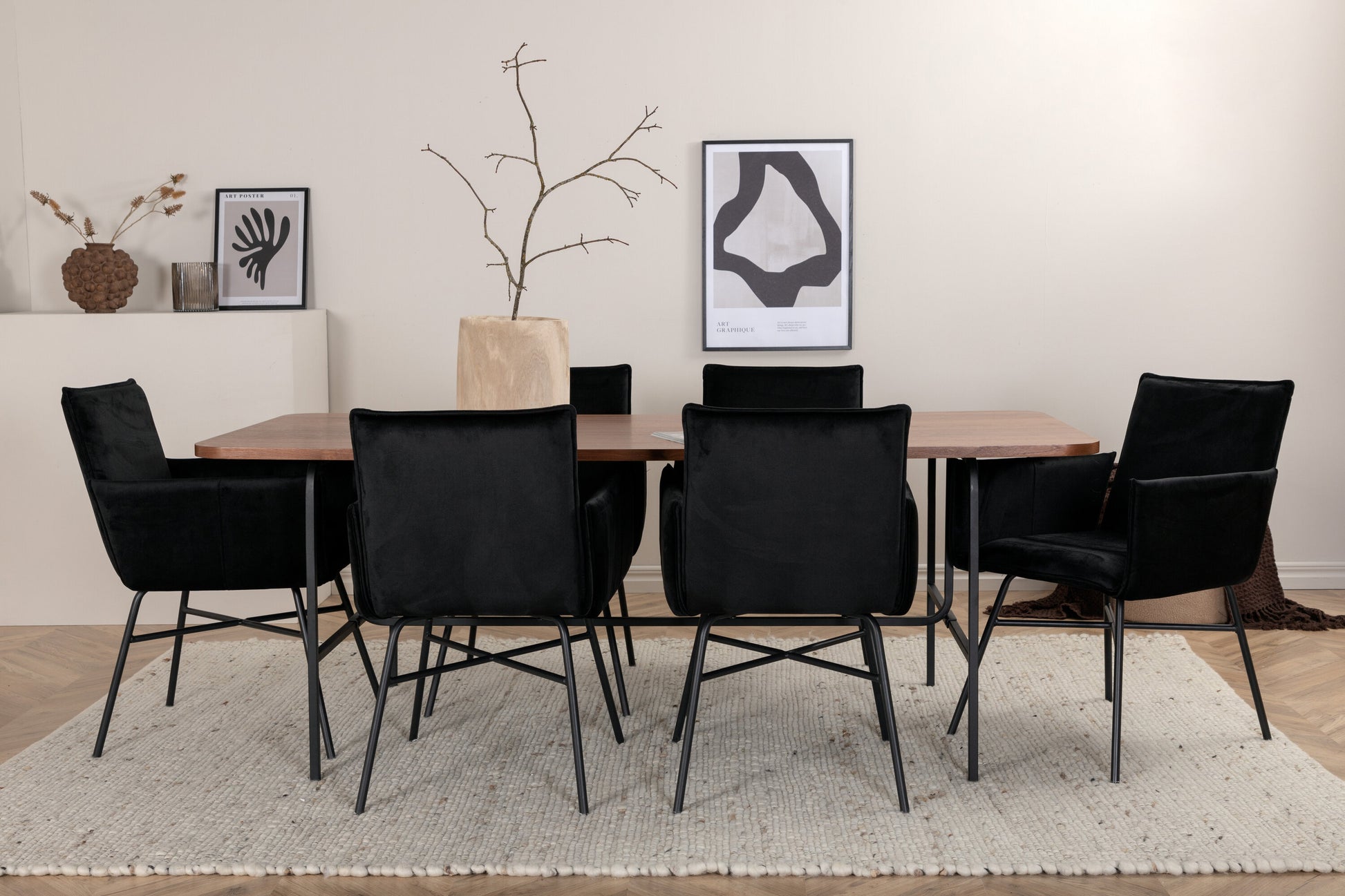 Uno Matbord med Petra Stolarna Matgrupp