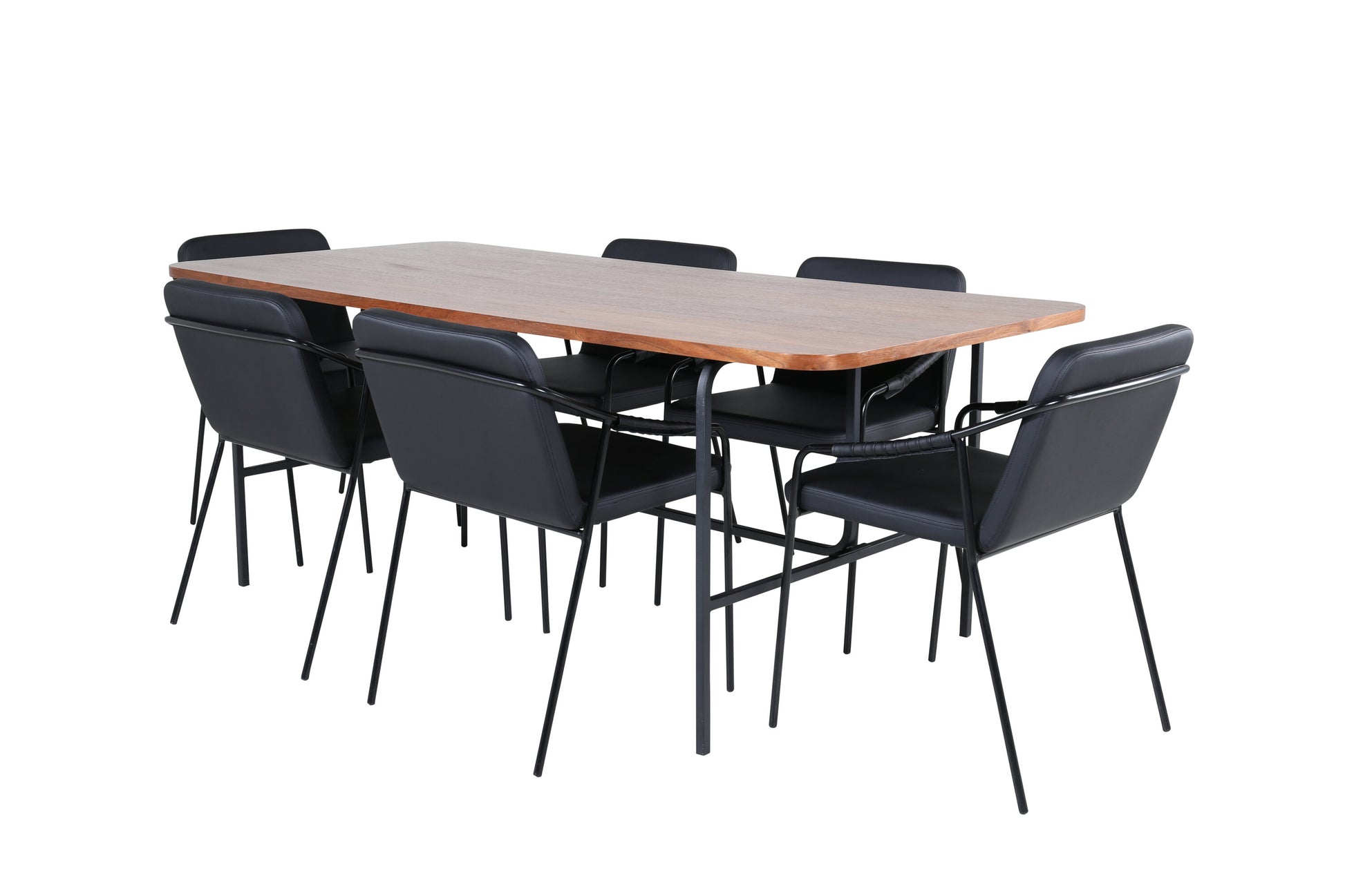 Uno Matbord med Tvist Stolarna Matgrupp