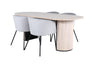 Bianca Matbord med Berit Stolarna – Bord: 75x200x90 Stol: 55x78x55