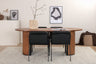 Bianca Matbord med Tvist Stolarna – Bord: 35x200x90 Stol: 59x77x53