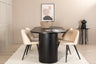 Bianca Matbord med Velvet Stolarna – Bord: 40x200x90 Stol: 57x76,5x50