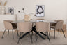 Piazza Matbord med Berit Stolarna – Bord: 76x180x90 Stol: 55x78x55