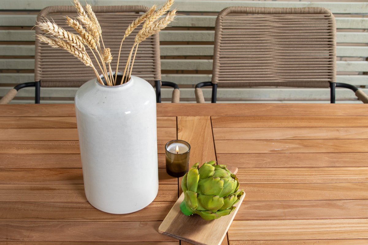 Kenya Matbord med Lindos Stolarna – Bord: 75x120x70 Stol: 66x85x55