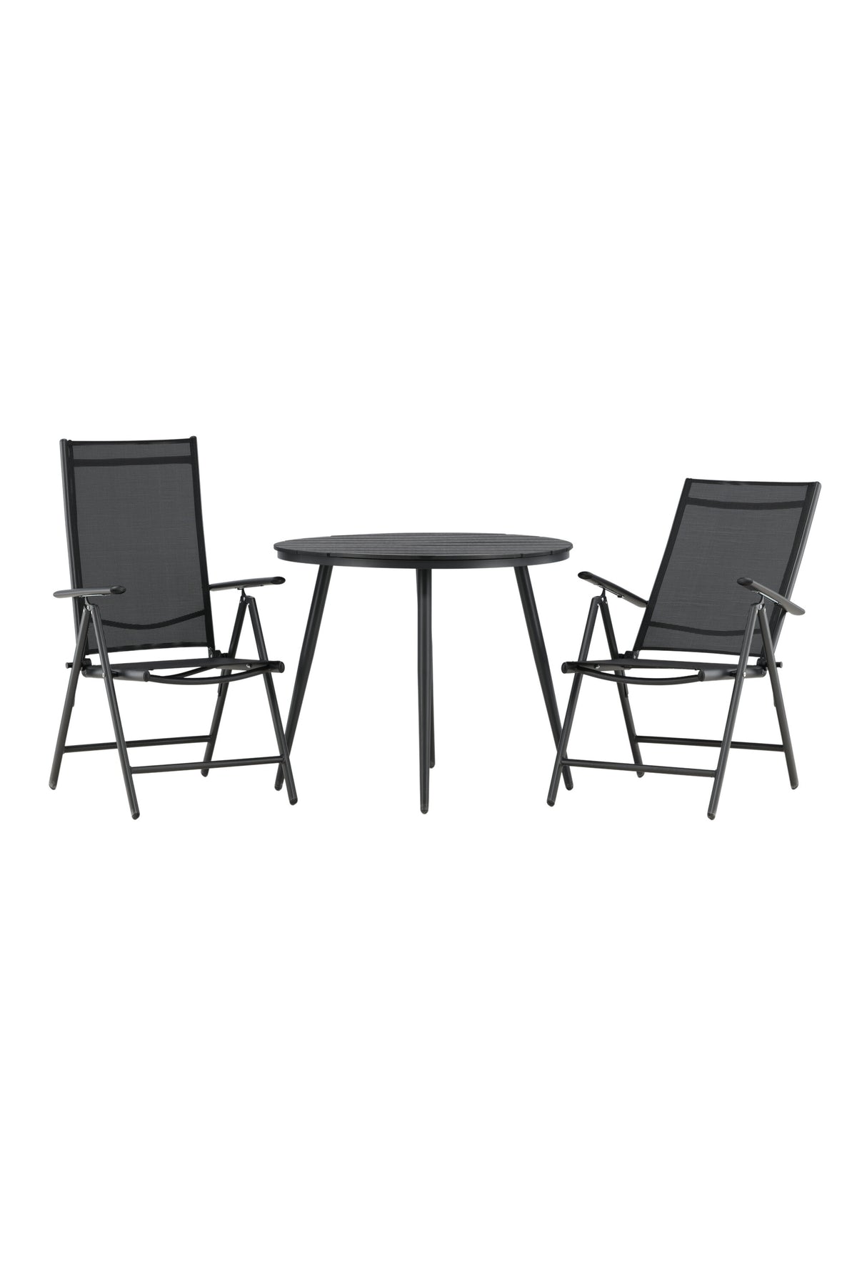 Break Matbord med Break Stolarna – Bord: ⌀90 Stol: 62x107,5x55