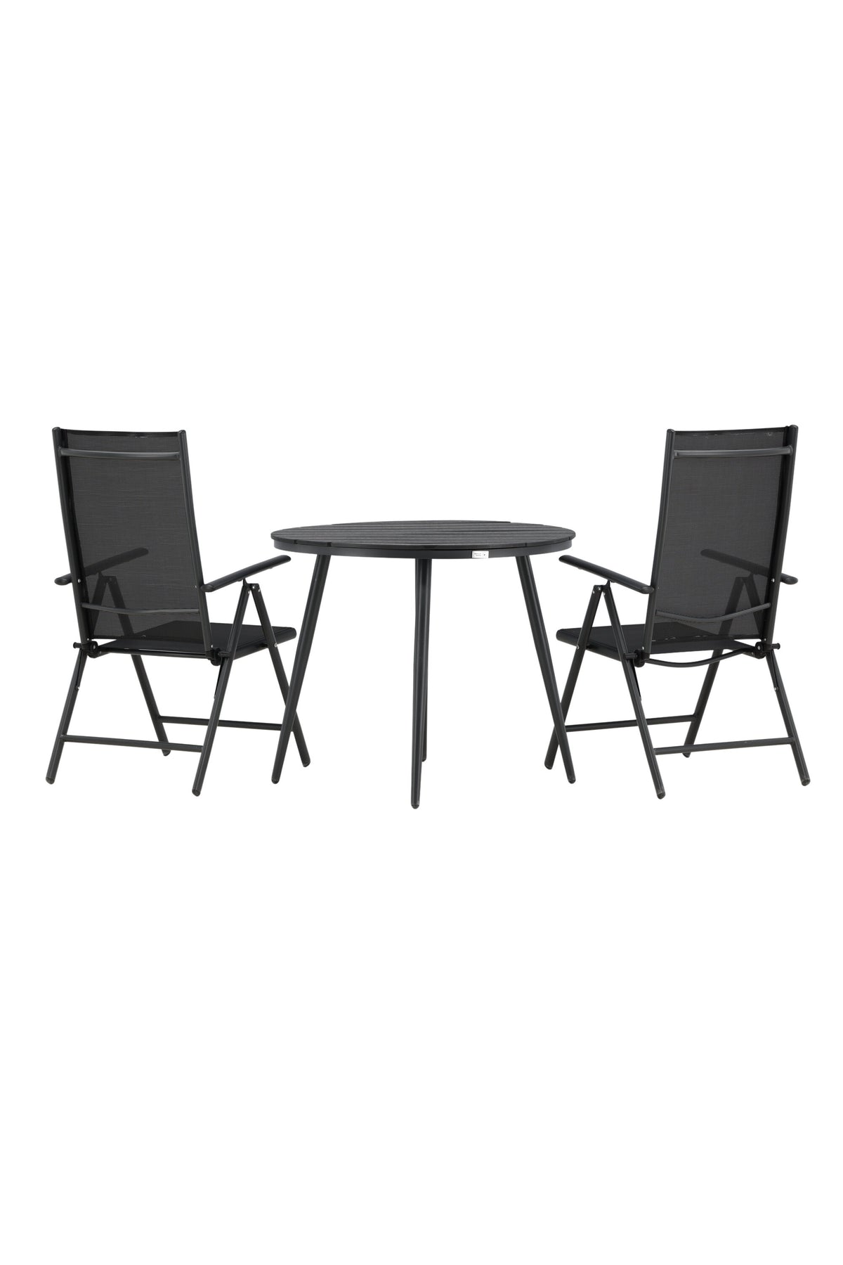 Break Matbord med Break Stolarna – Bord: ⌀90 Stol: 62x107,5x55