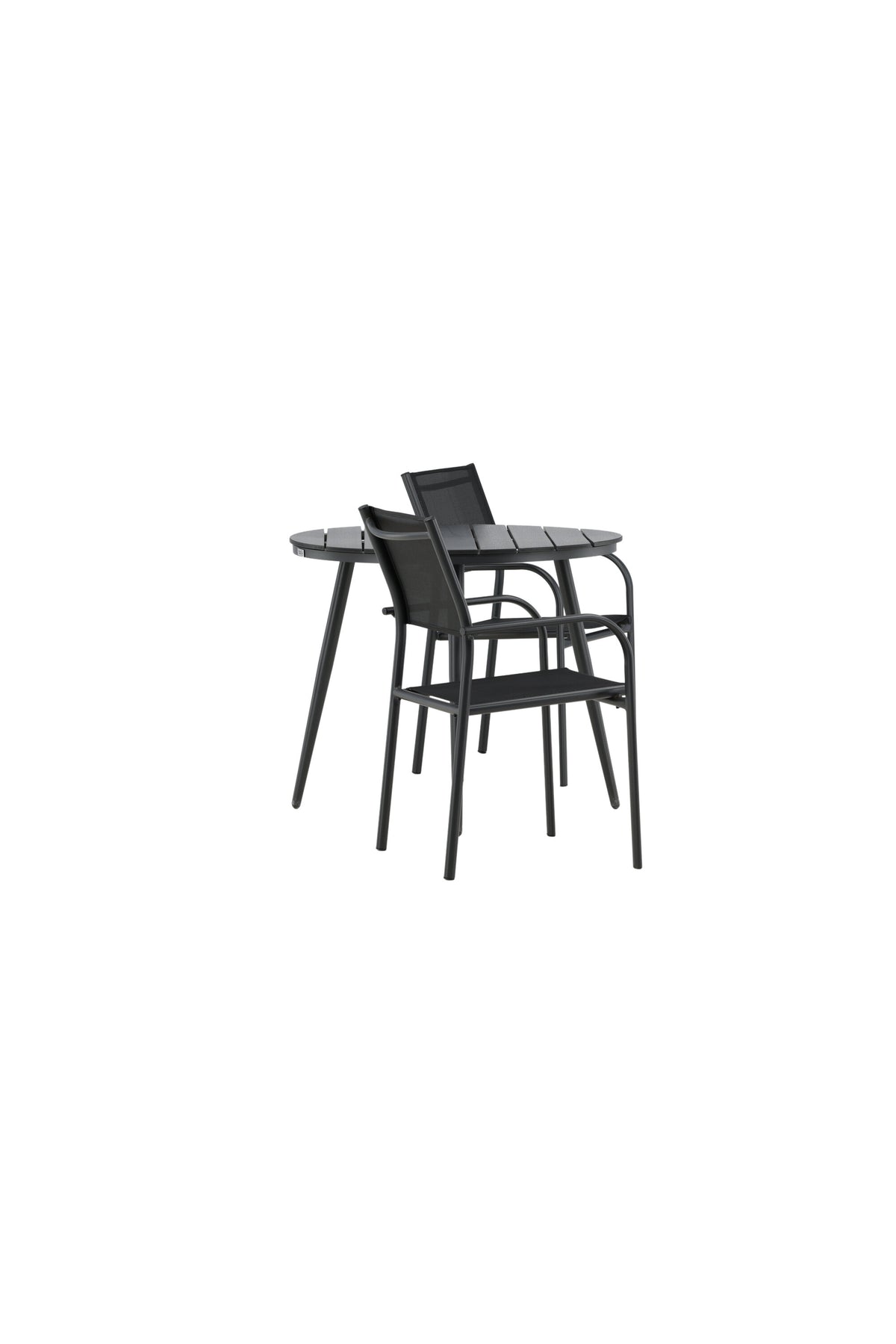 Break Matbord med Santorini Stolarna – Bord: ⌀90 Stol: 58x88x56