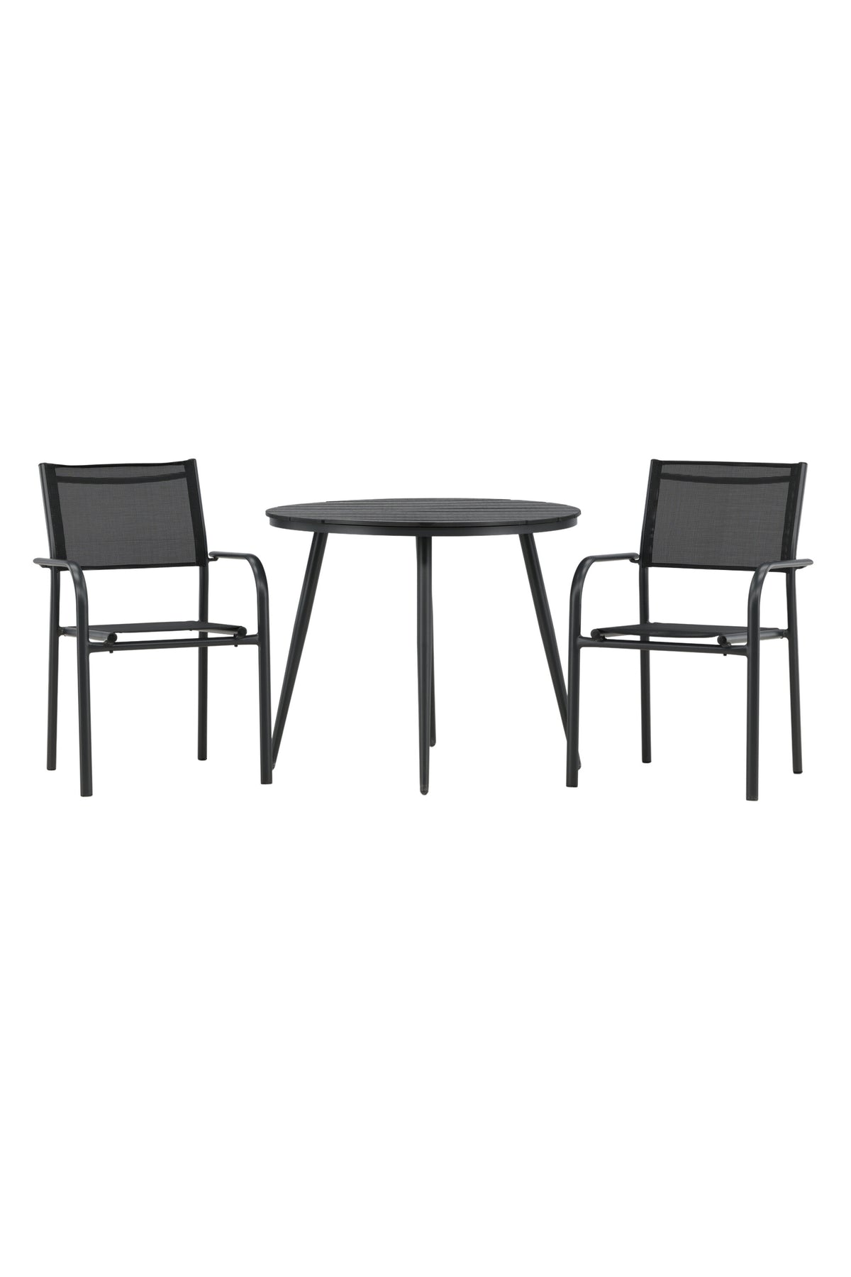 Break Matbord med Santorini Stolarna – Bord: ⌀90 Stol: 58x88x56