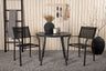 Break Matbord med Santorini Stolarna – Bord: ⌀90 Stol: 58x88x56