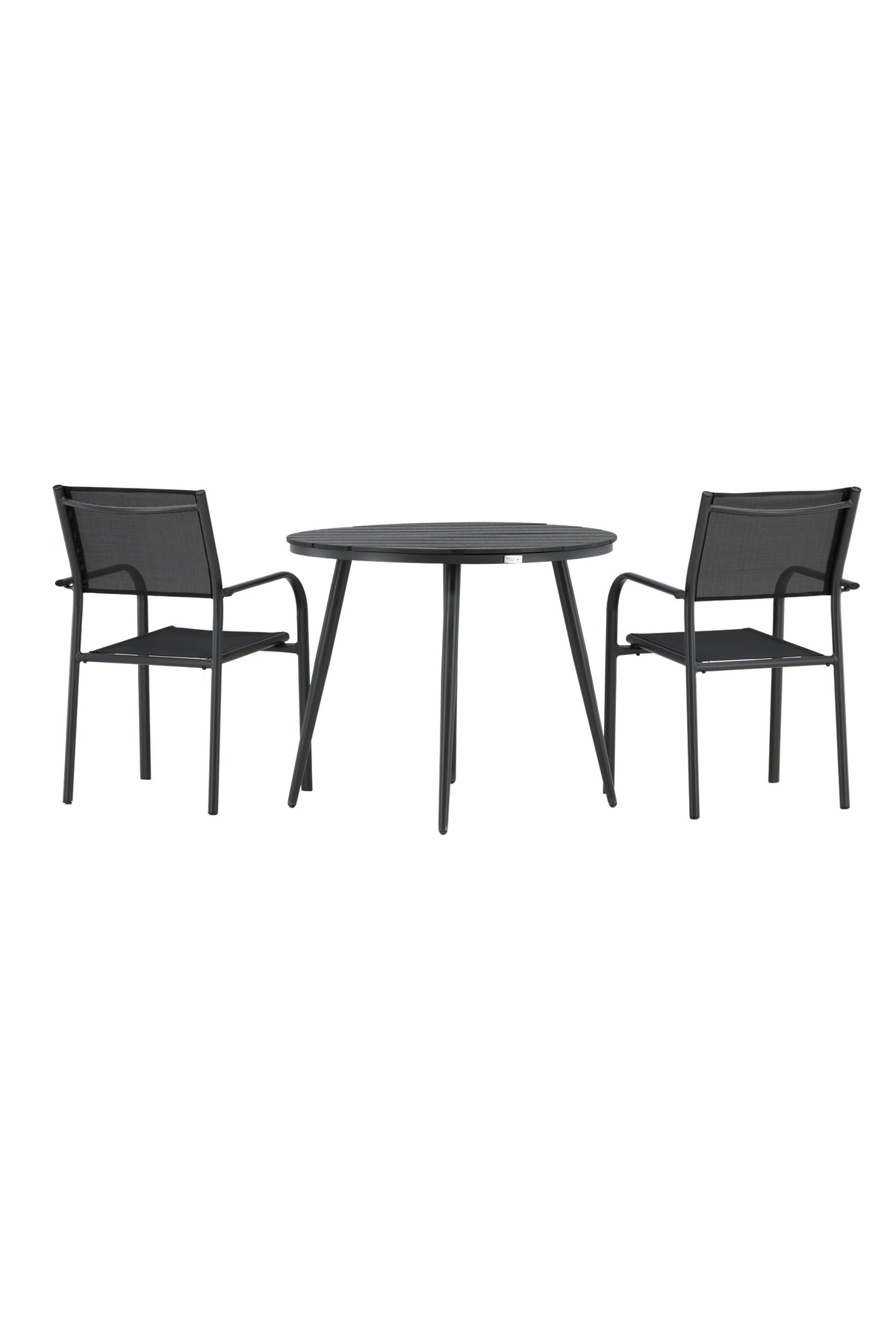 Break Matbord med Santorini Stolarna – Bord: ⌀90 Stol: 58x88x56