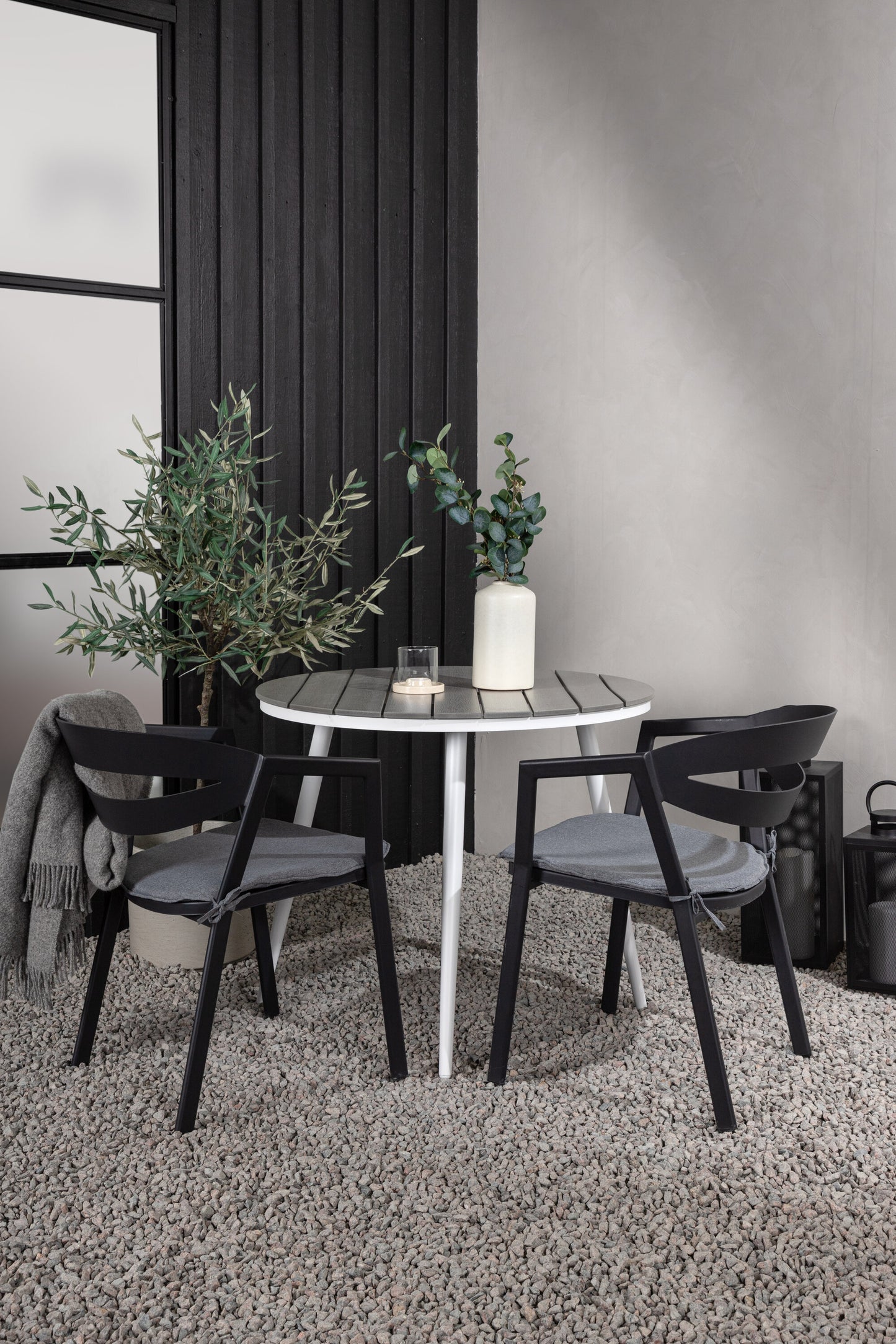 Break Matbord med Slit Stolarna Matgrupp