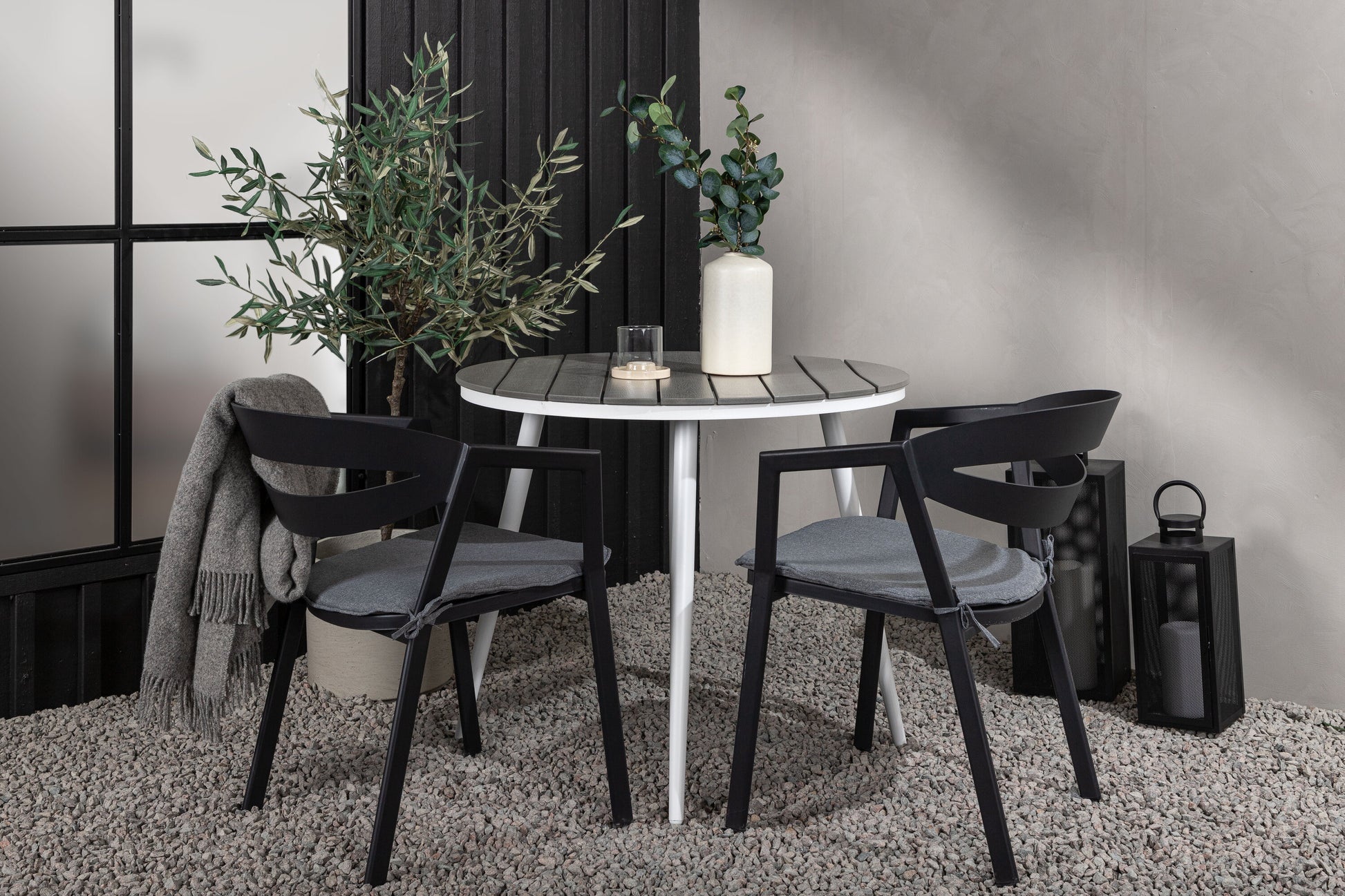 Break Matbord med Slit Stolarna Matgrupp