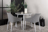 Break Matbord med Spoga Stolarna – Bord: ⌀90 Stol: 61,5x81x60