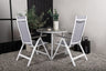 Break Matbord med Albany Stolarna – Bord: ⌀90 Stol: 67x109,5x59
