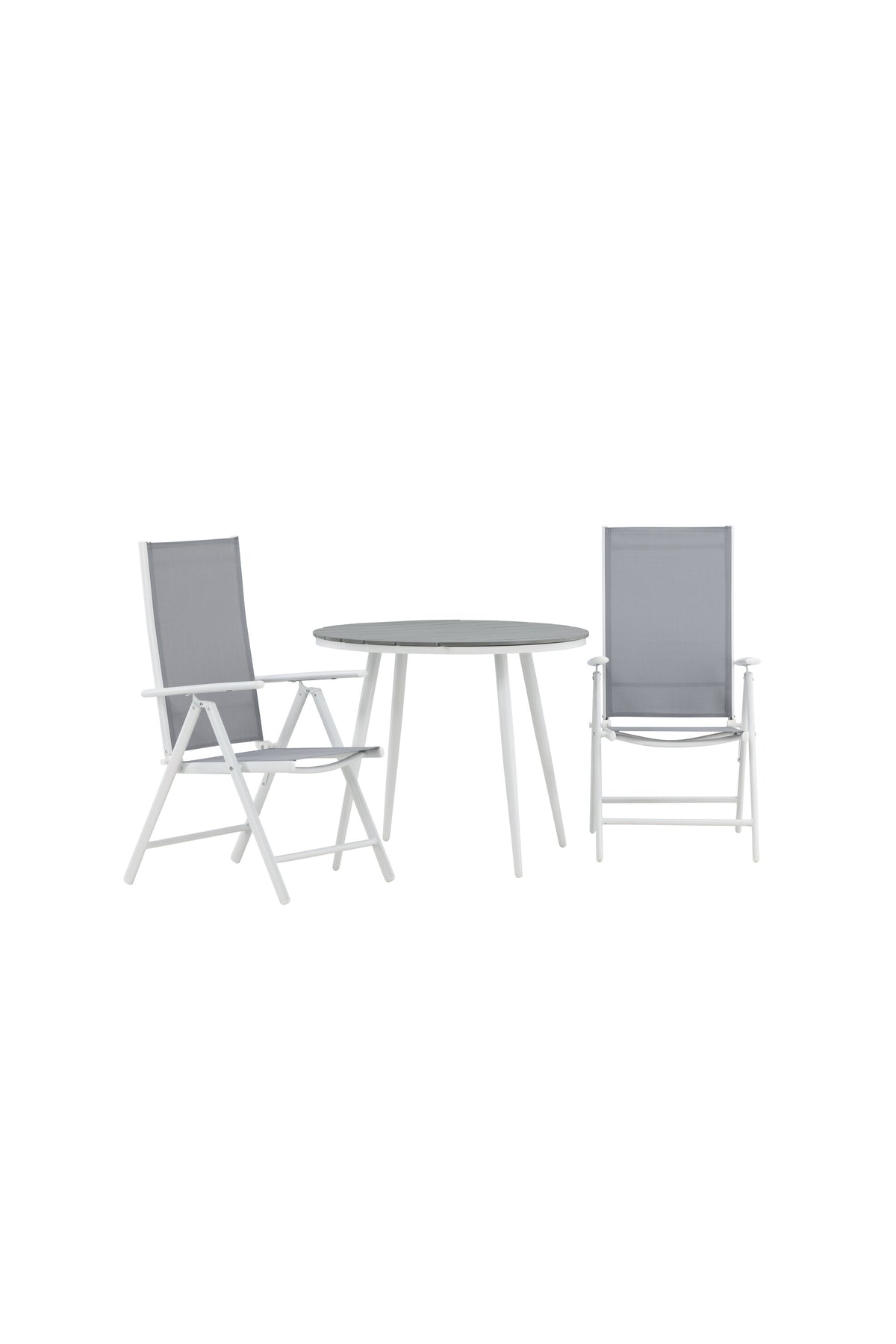 Break Matbord med Break Stolarna – Bord: ⌀90 Stol: 62x107,5x55