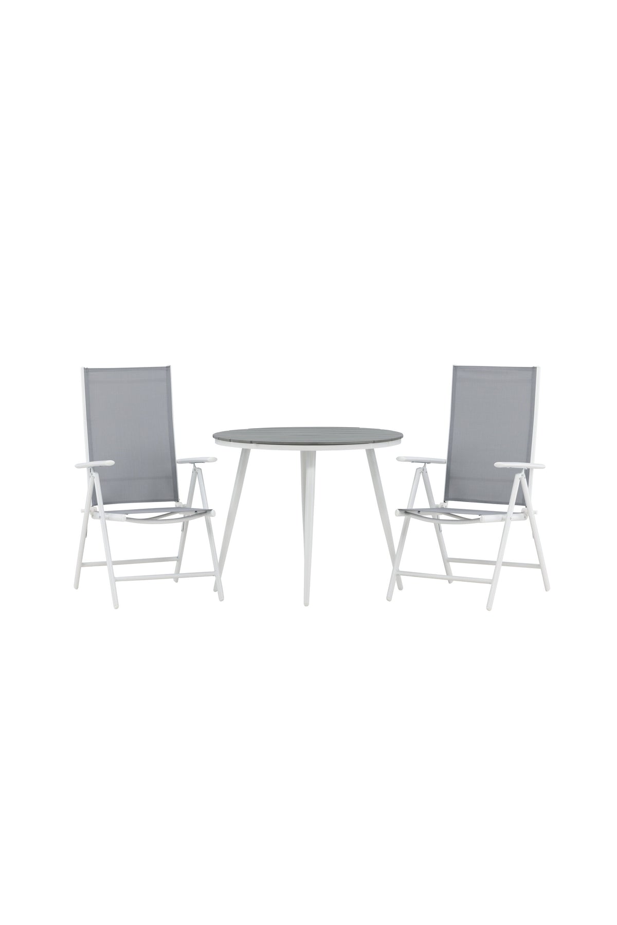Break Matbord med Break Stolarna – Bord: ⌀90 Stol: 62x107,5x55