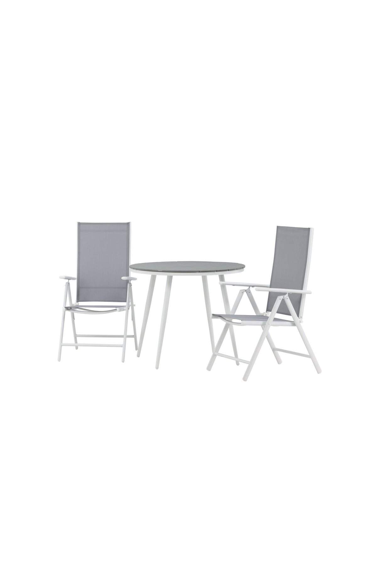 Break Matbord med Break Stolarna – Bord: ⌀90 Stol: 62x107,5x55