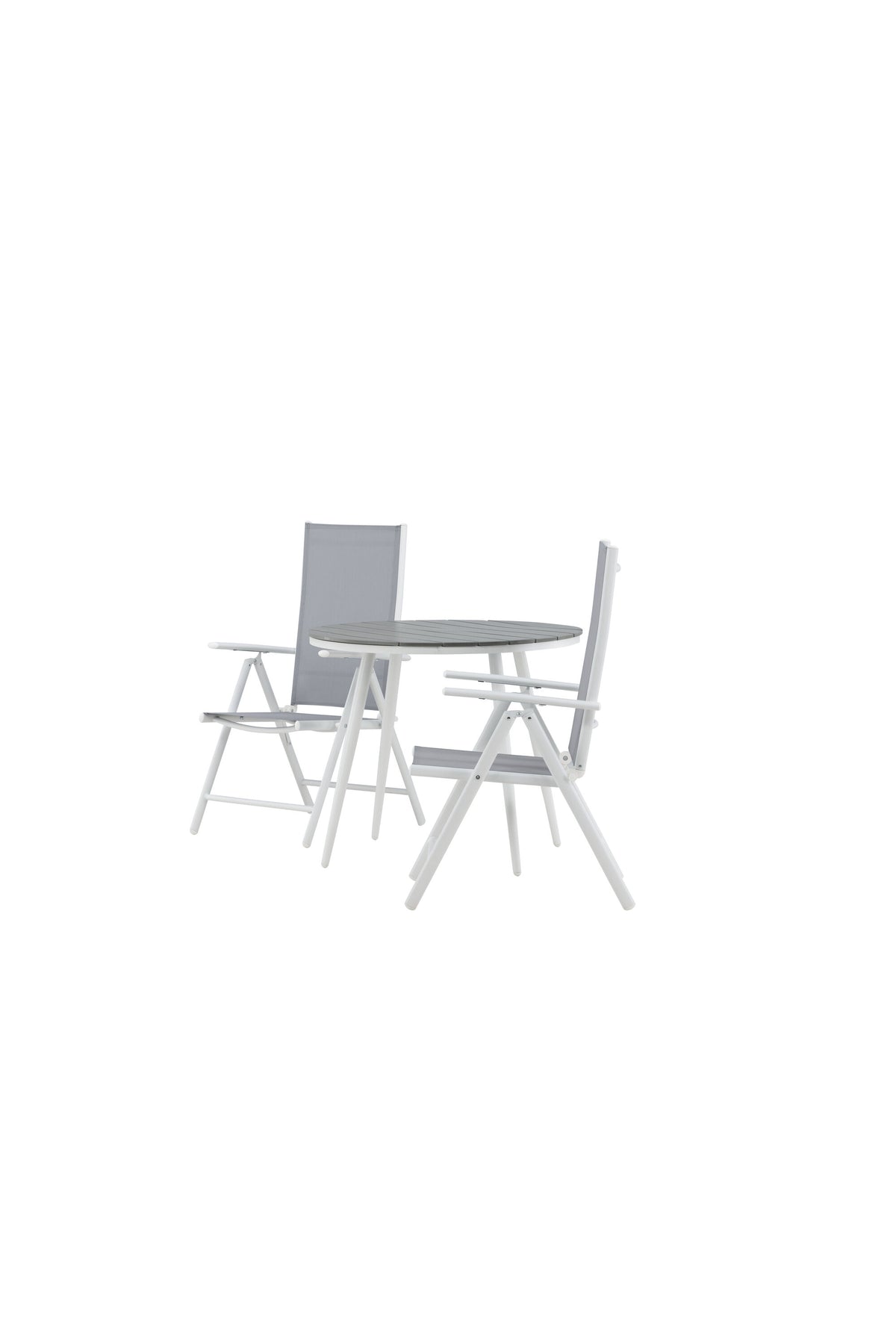 Break Matbord med Break Stolarna – Bord: ⌀90 Stol: 62x107,5x55