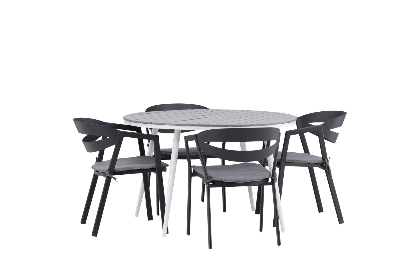 Break Matbord med Slit Stolarna Matgrupp