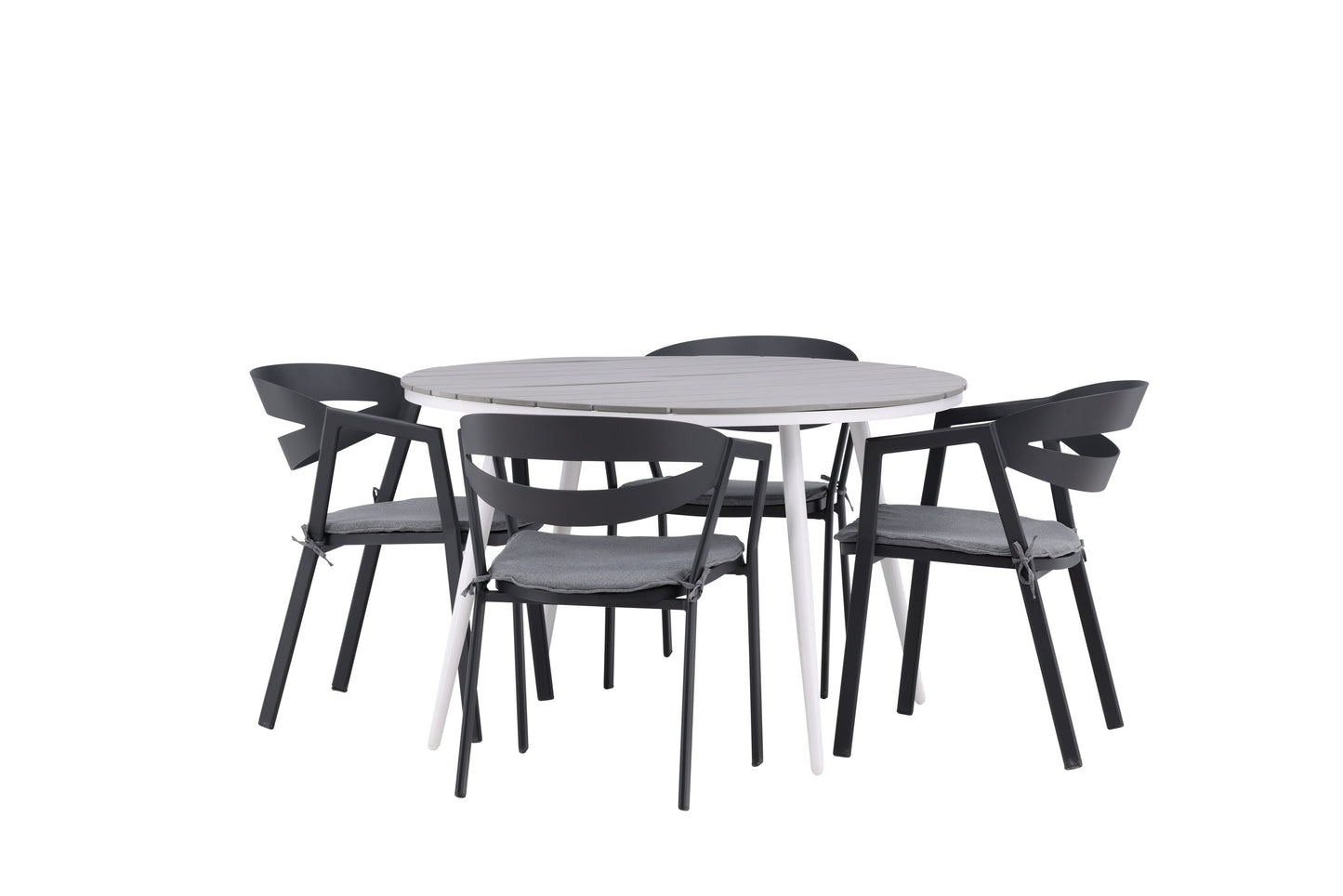Break Matbord med Slit Stolarna Matgrupp