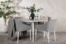 Break Matbord med Spoga Stolarna – Bord: ⌀120 Stol: 61,5x81x60