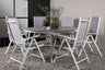 Break Matbord med Break Stolarna – Bord: ⌀150 Stol: 62x107,5x55