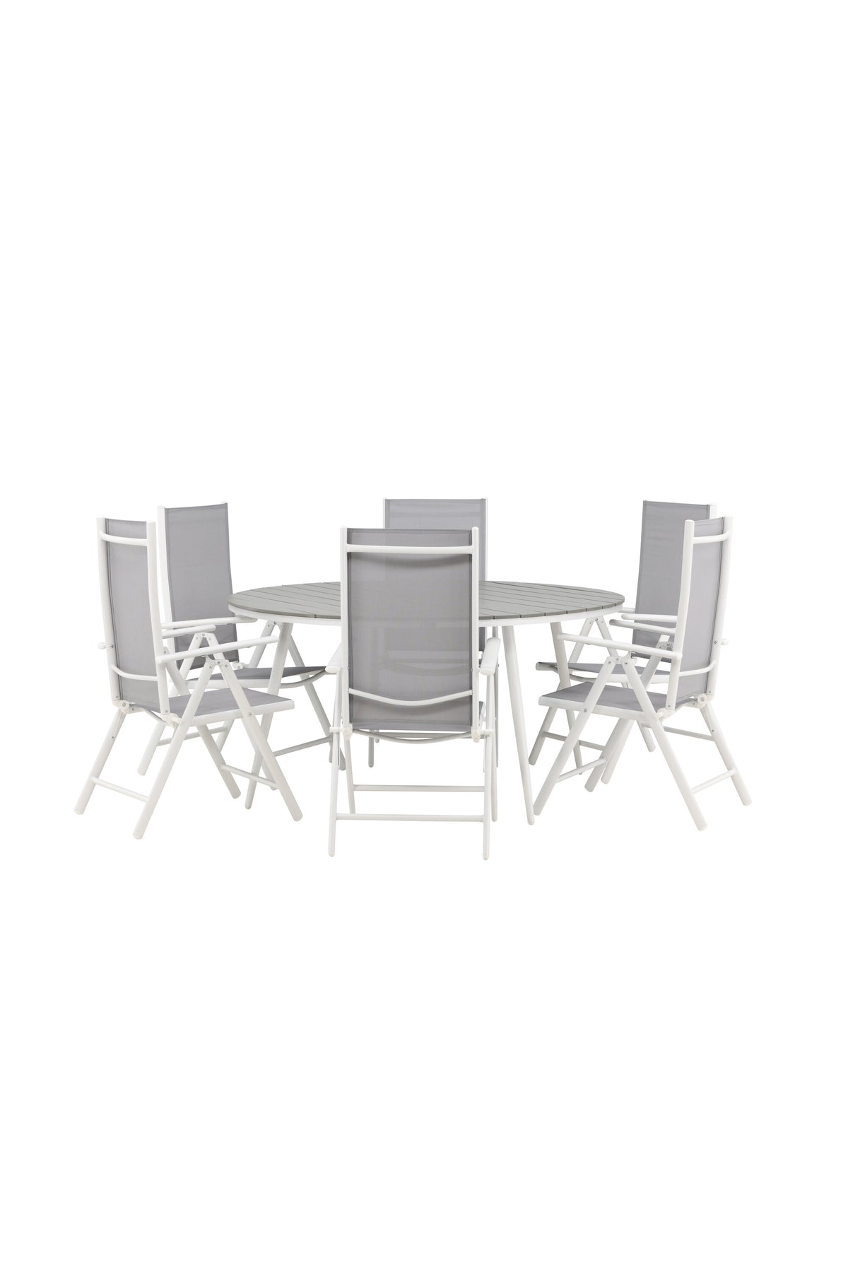 Break Matbord med Break Stolarna – Bord: ⌀150 Stol: 62x107,5x55