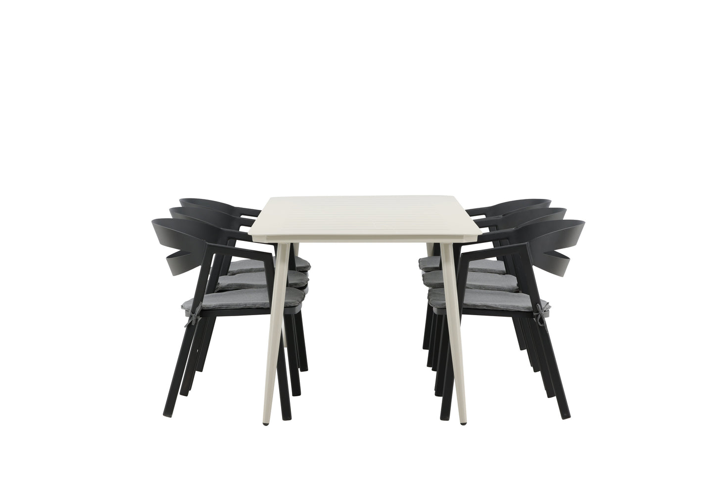 Lina Matbord med Slit Stolarna Matgrupp