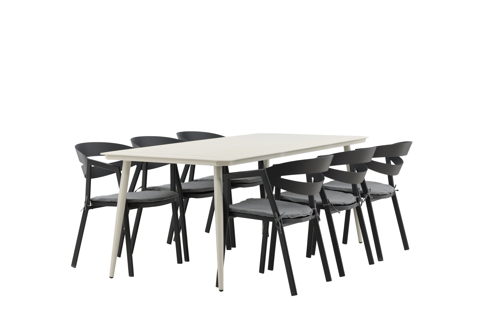 Lina Matbord med Slit Stolarna Matgrupp