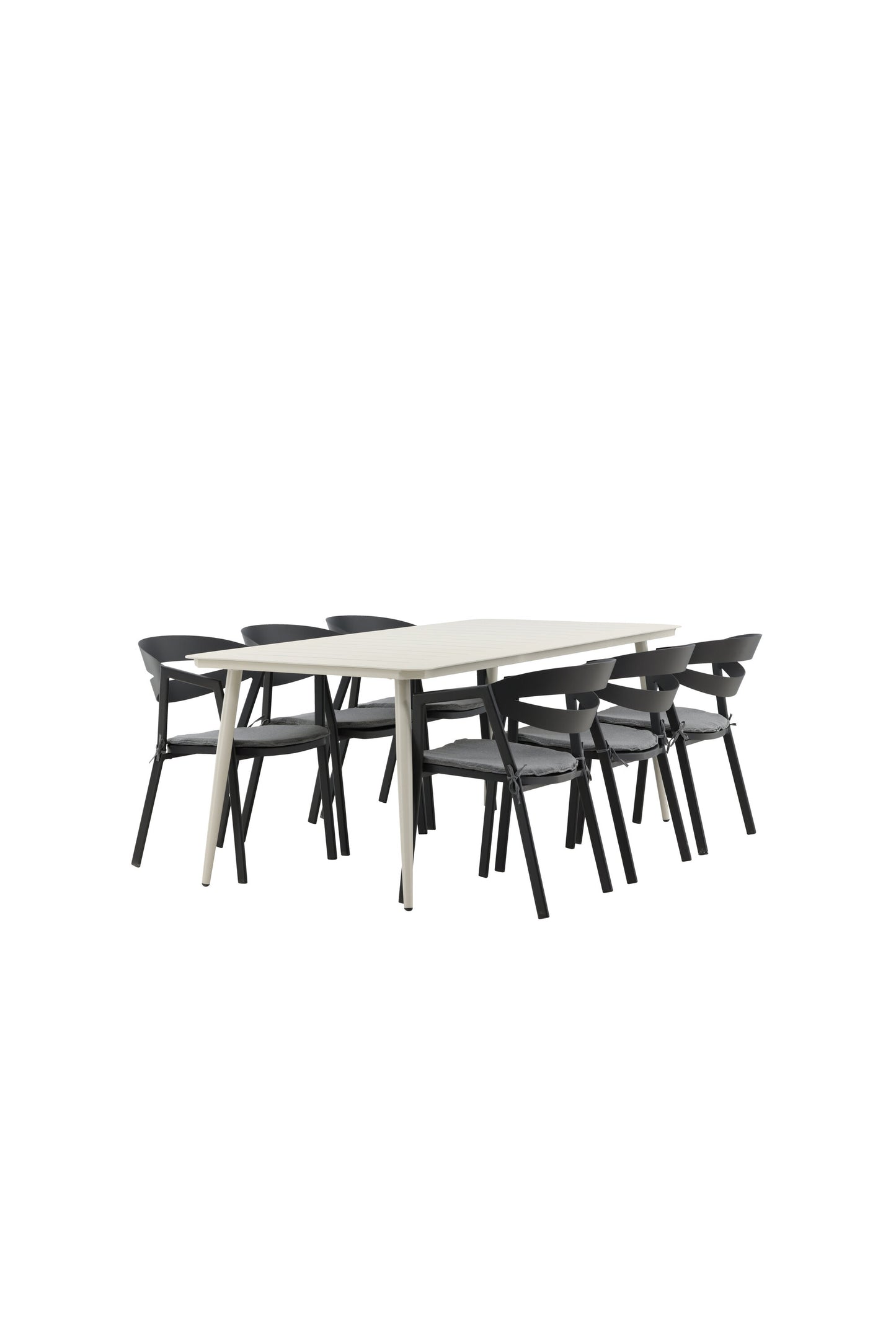 Lina Matbord med Slit Stolarna Matgrupp